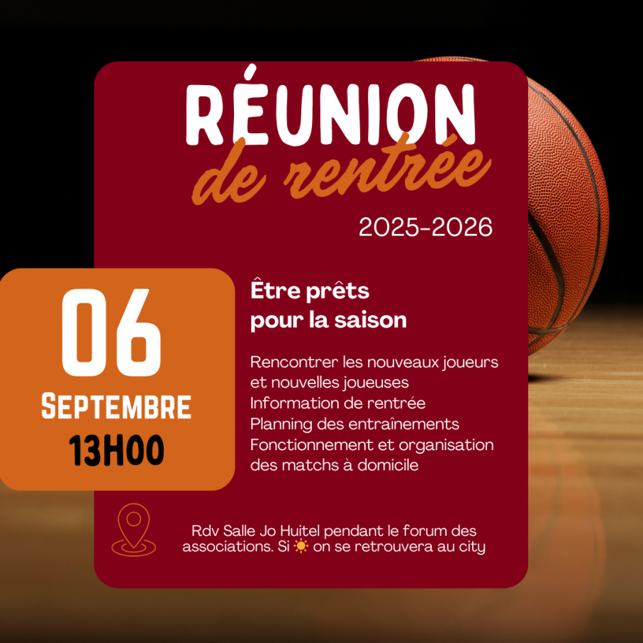 Forum des associations et réunion de rentrée